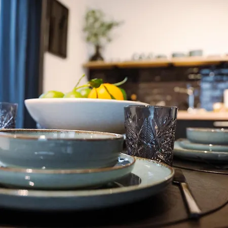 Lio Deluxe Kueche Terrasse Parken Netflix Apartmán Lubbecke