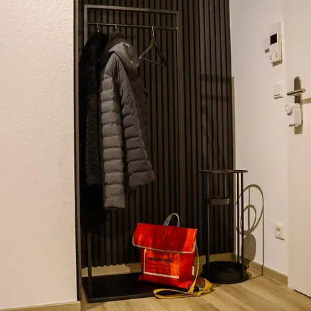 Apartmán Lio Deluxe Kueche Terrasse Parken Netflix