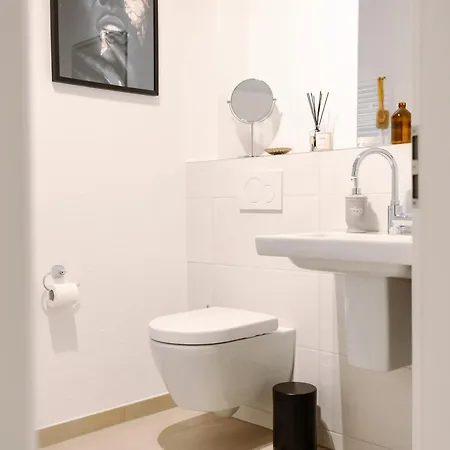 Lio Deluxe Kueche Terrasse Parken Netflix Apartmán Lubbecke